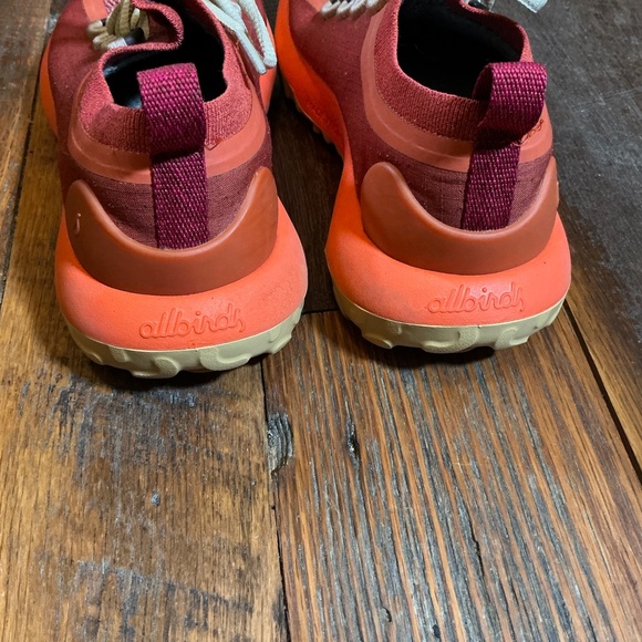 Allbirds Men’s Trail Runners SWT Rust Orange Low Sneakers Size 10.5 – Sold Out - Picture 9 of 10
